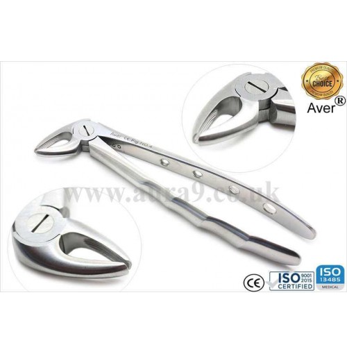 Dental Extracting Forcep, No. 4 Upper Incisors & Canines